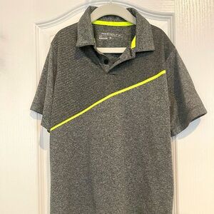 Nike Big Boys size S (ages 8-10) Golf Polo Dri-Fit in Dark Heather Gray